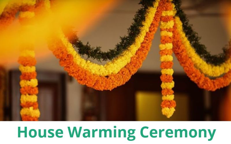 House warming flower decorations in Bangalore