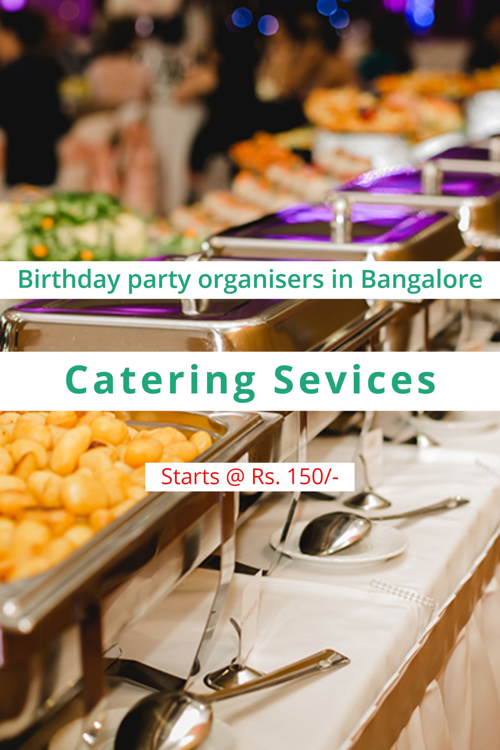 Kids birthday party catering services in Bangalore