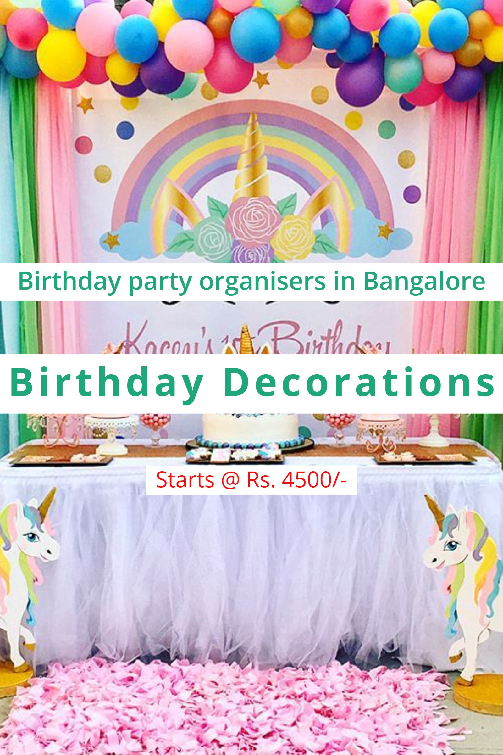 Kids birthday party decorations in Bangalore