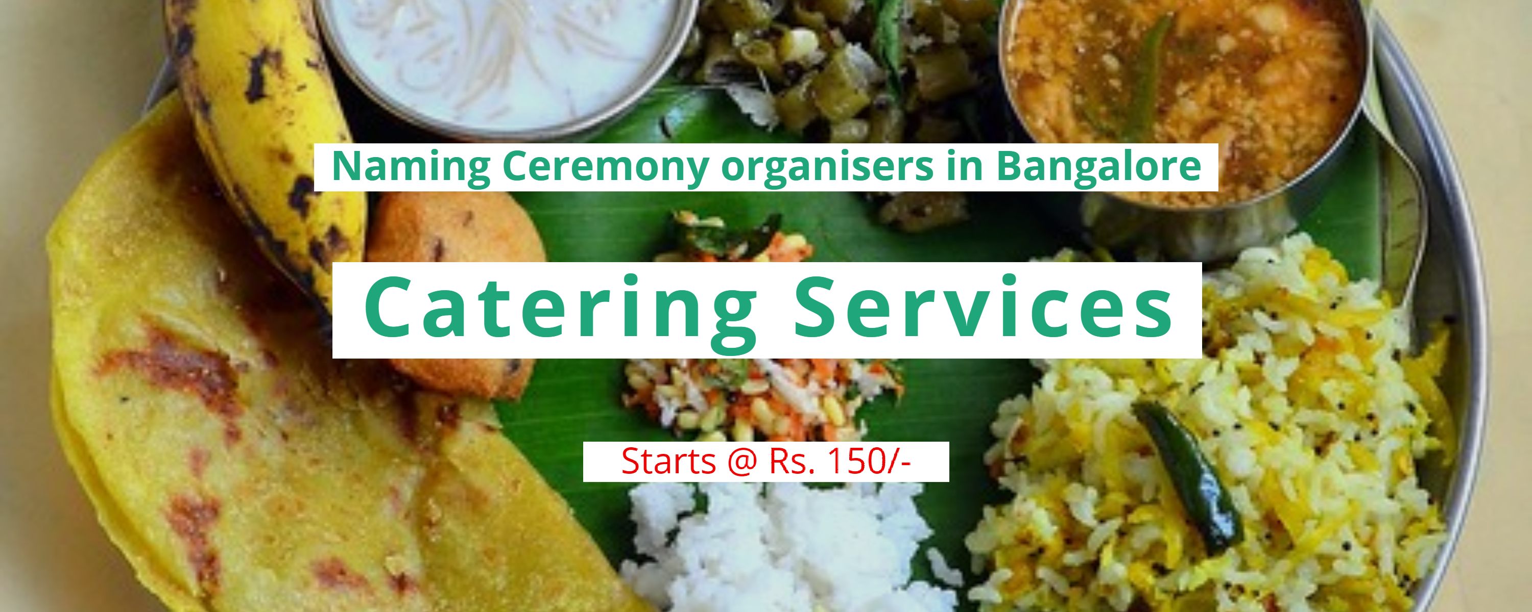 Naming ceremony catering services in Bangalore