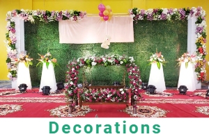 Naming ceremony decorations in Bangalore