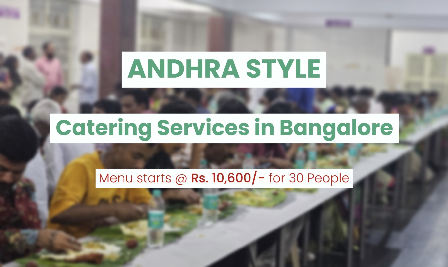 Andhra style catering services in Bangalore with authentic vegetarian menu
