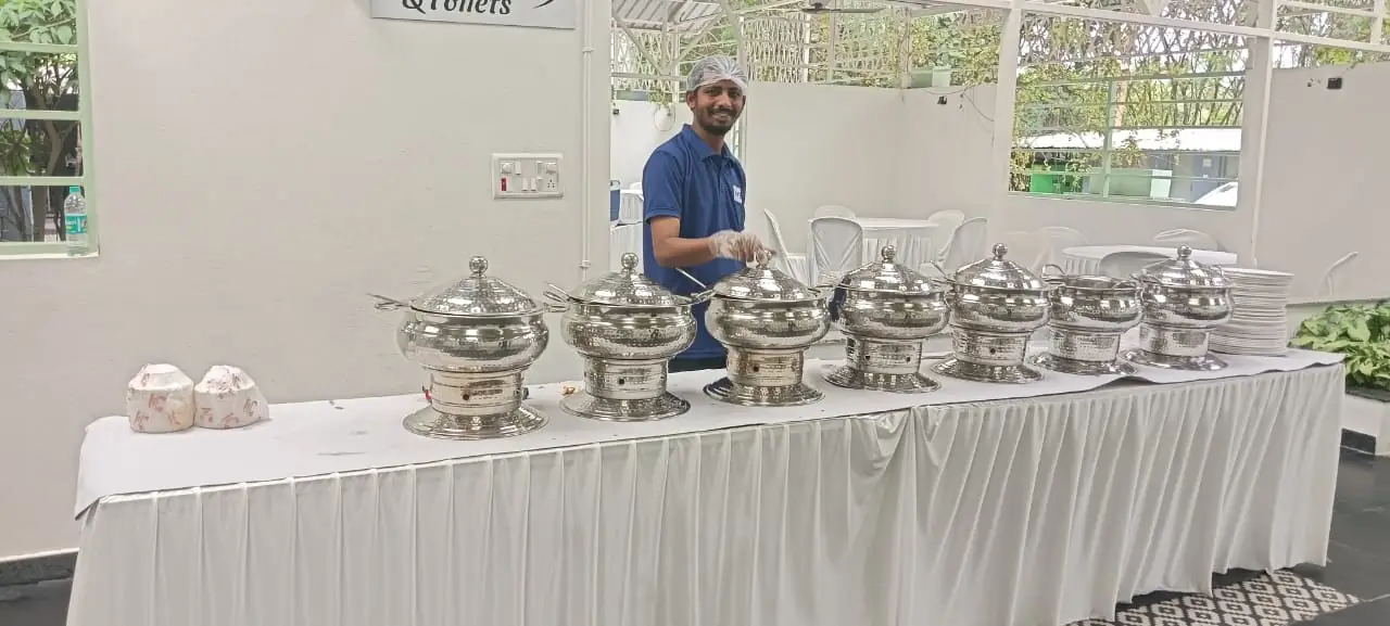 Andhra style live food buffet catering services in Bangalore