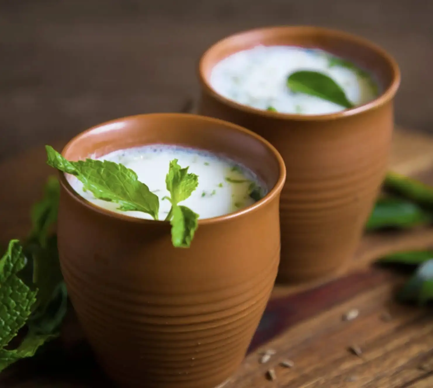 Traditional Andhra style spiced buttermilk served for catering in Bangalore