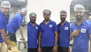 Professional Andhra style catering chefs and cooks in Bangalore preparing food in a hygienic kitchen