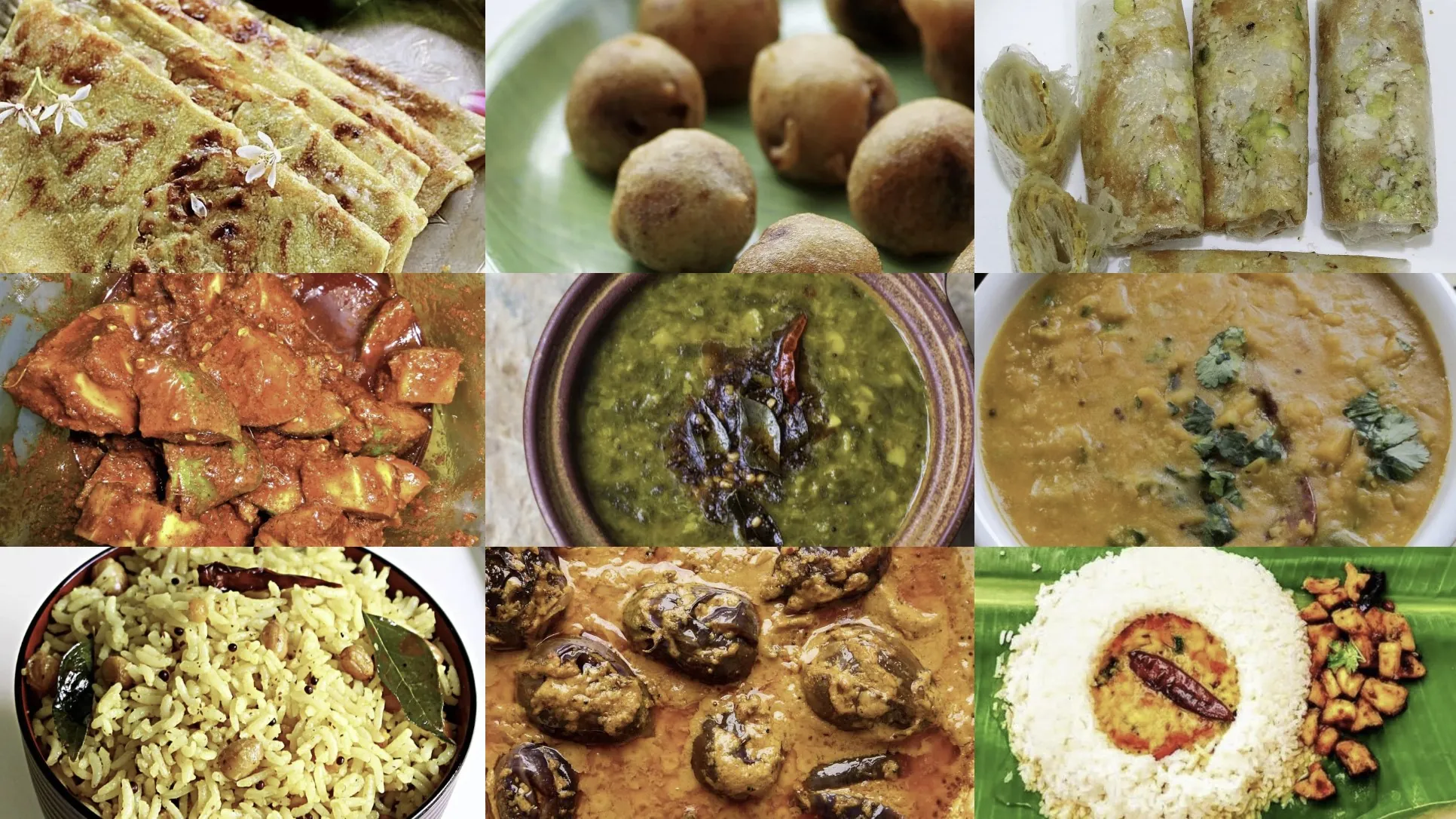 Assorted Andhra style catering food items in Bangalore including traditional vegetarian dishes and authentic South Indian recipes