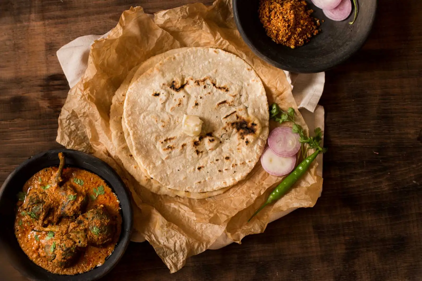 Jonna rotti millet bread prepared for andhra catering services