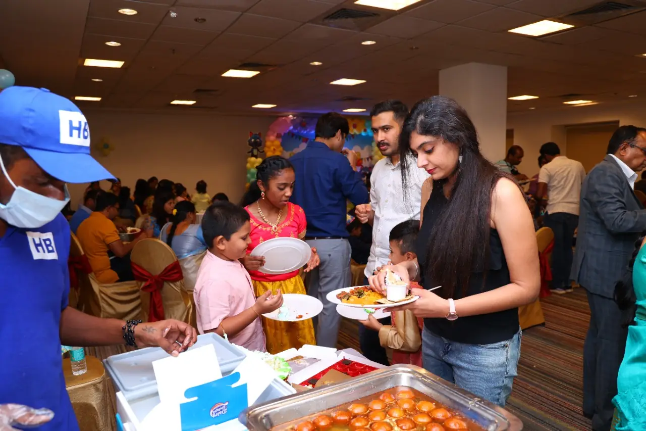 Andhra style vegetarian buffet catering service for events in Bangalore