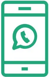 WhatsApp enquiry icon for veg catering services in Bangalore
