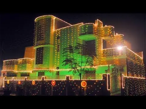 House warming function decoration with lighting in Bangalore