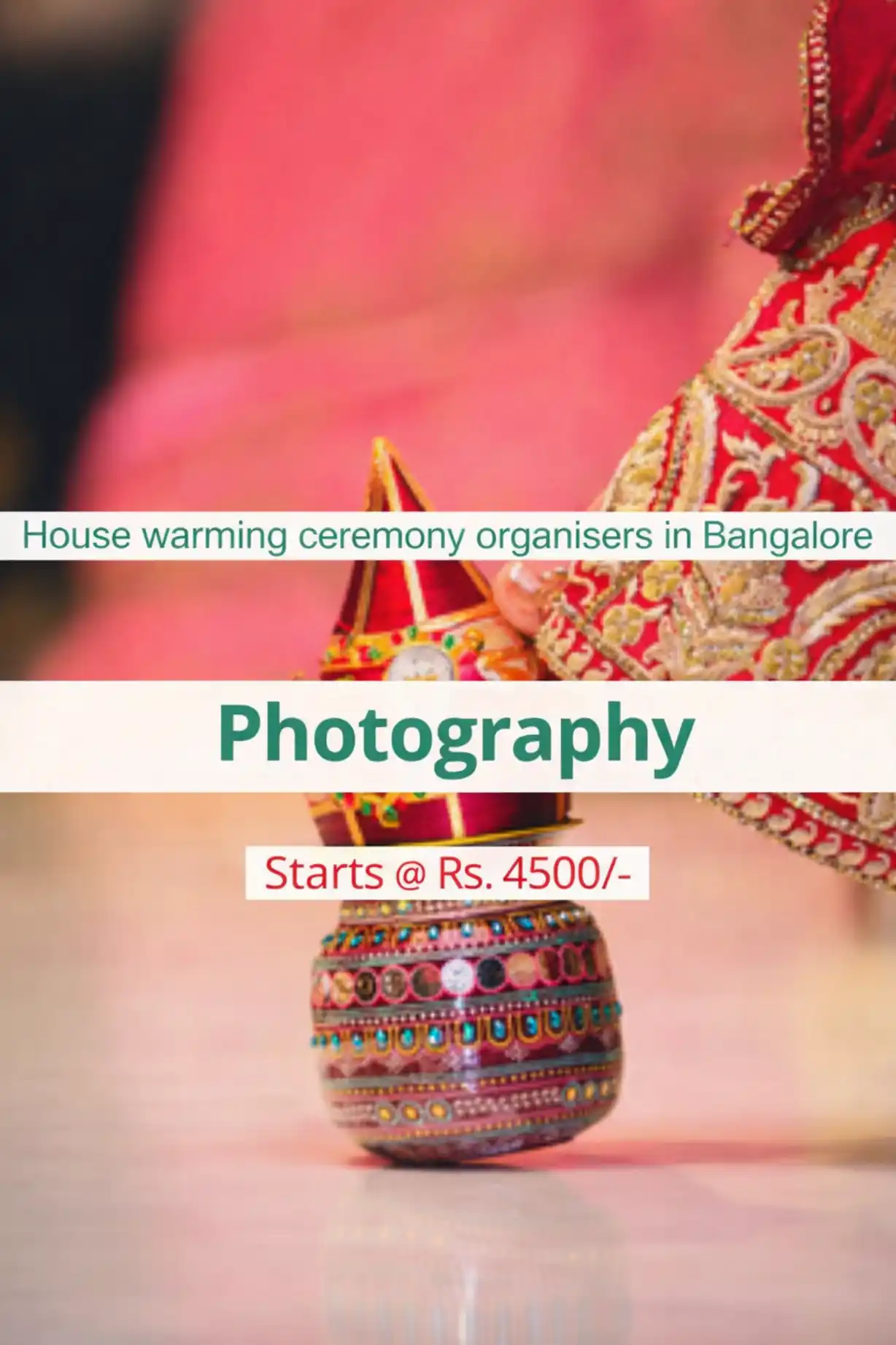 Professional housewarming ceremony photography capturing traditional rituals