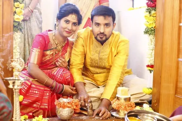 Lifestyle photography during housewarming ceremony at new home