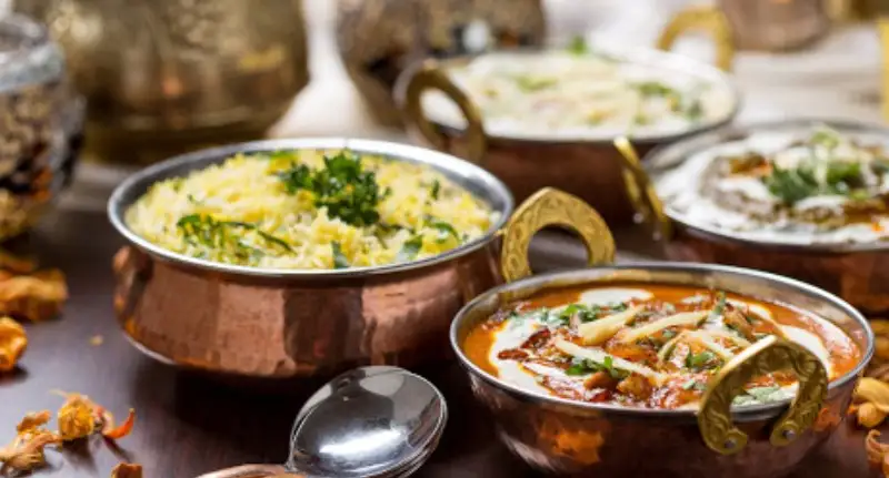 North Indian veg catering food bowls served for events in Bangalore