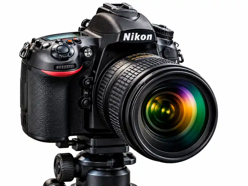 DSLR camera with telephoto lens for naming ceremony photography
