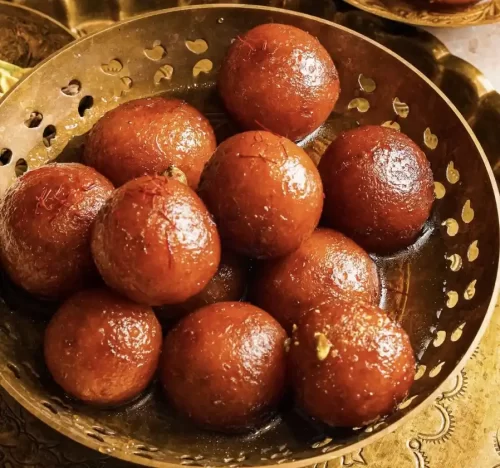 Gulab jamun at Andhra style catering services in Bangalore