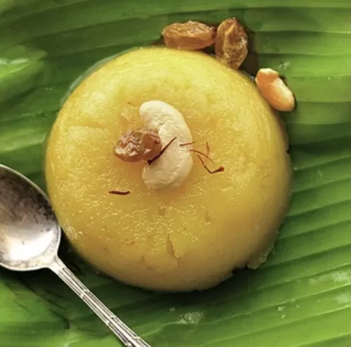 kesari bath sweet dish from andhra style catering bangalore