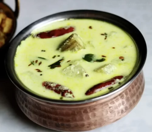 Authentic majjiga pulusu served in Andhra style catering services Bangalore