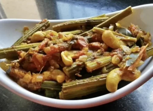 Andhra style mulakkada jeedipappu fry in catering services Bangalore
