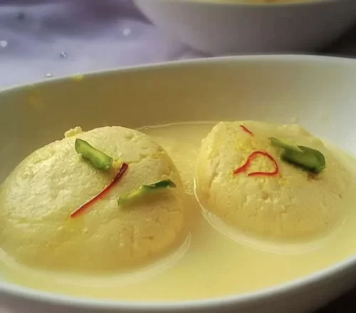 rasmalai dessert served by andhra style catering bangalore