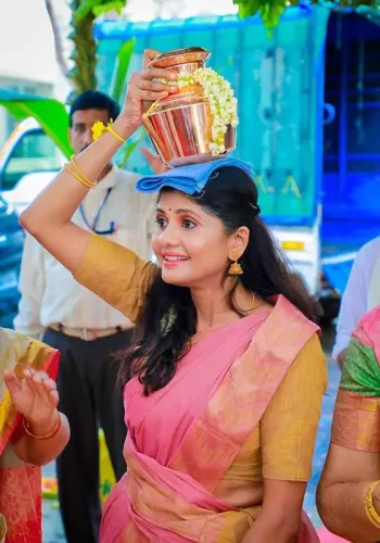 Gruhapravesham ceremony photoshoot in Bangalore