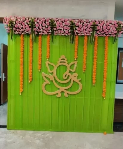 Professional housewarming pooja flower decoration services