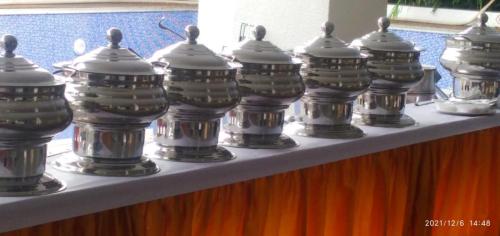 Andhra-style-catering-services-buffet-setup-in-Bangalore