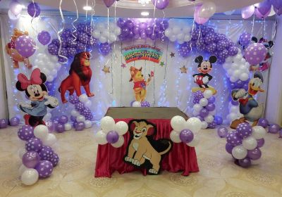 Disney themed birthday event decoration Bangalore