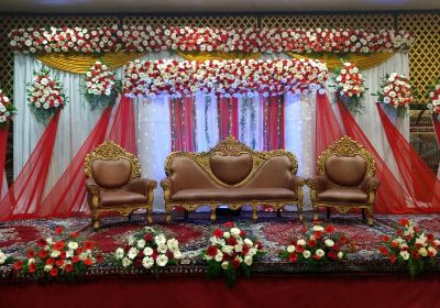 Grand engagement decorations in Bangalore