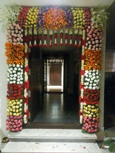 Grand floral decora for house warming in Bengaluru