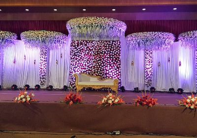 Grand wedding flower decoration Bangalore