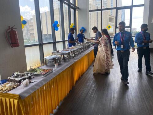 Hiibangalore catering team in Birthday event