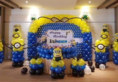 Minions themed birthday celebrations Bangalore