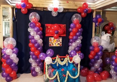 Simple naming ceremony balloon decoration(1) Bangalore