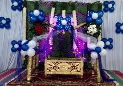 Traditional naming ceremony decorations Bangalore